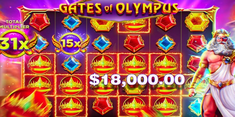 Multiplier giúp tăng điểm thưởng trong nổ hũ Cánh Cổng Olympus