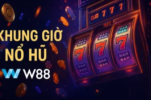 W88 chia sẻ những khung giờ nổ hũ lớn trong 2025